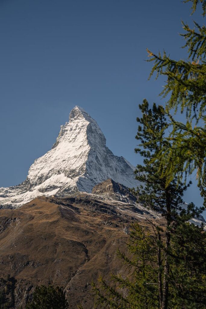 Crafting Captivating Headlines: Your awesome post title goes here Breathtaking view of the iconic Matterhorn mountain peak in Zermatt, Switzerland.